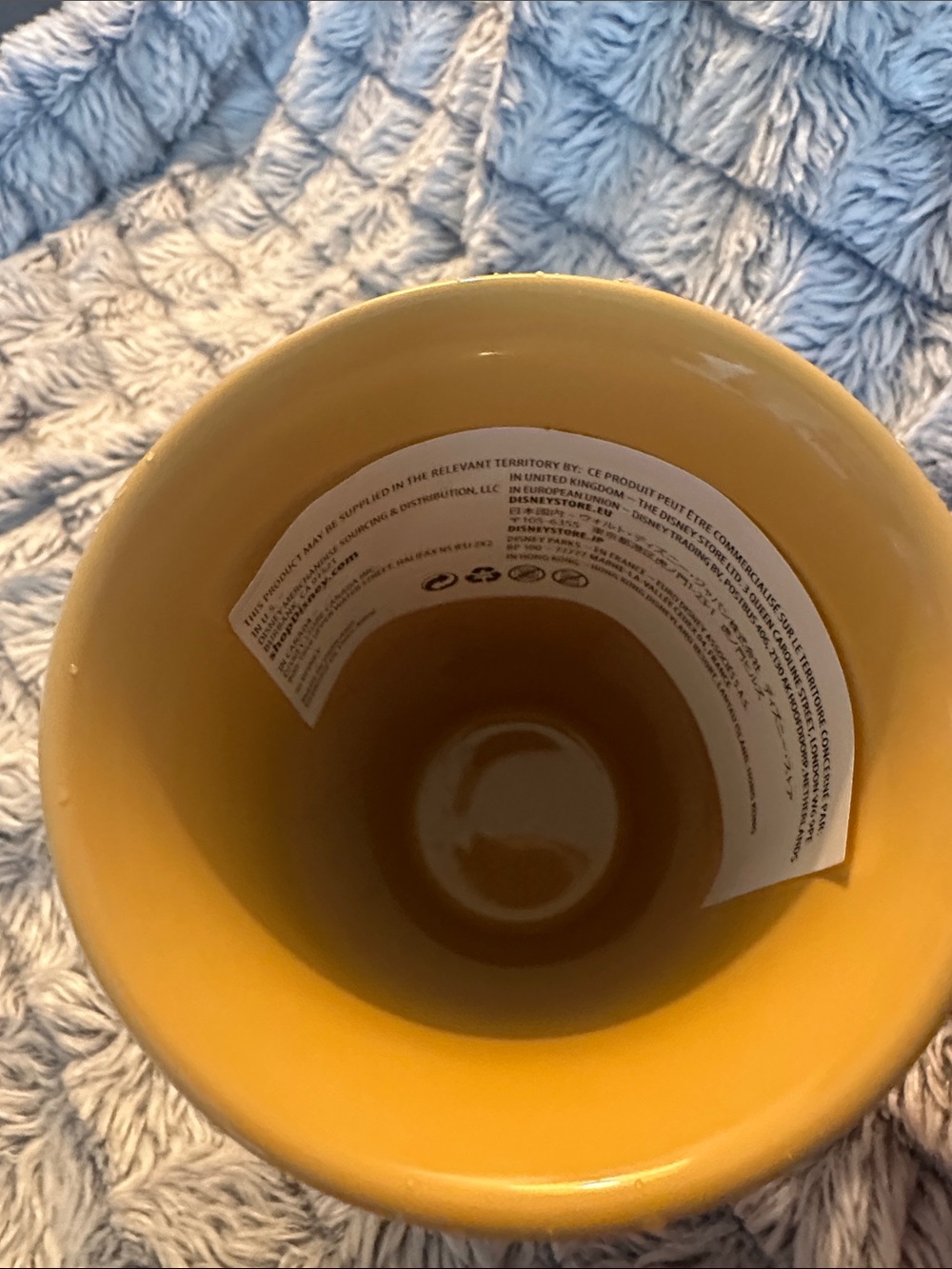 Disney Yellow Beauty and the Beast Travel Mug with Handle - Picture 3 of 4